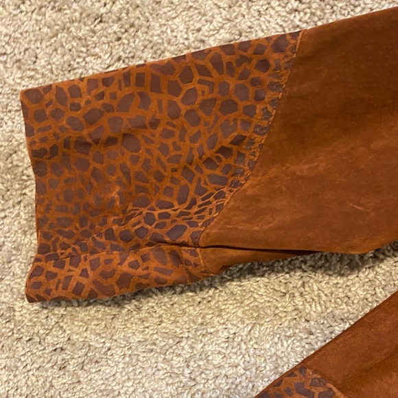 Avanti Brown Suede Fringe Blazer - Picture 6 of 12